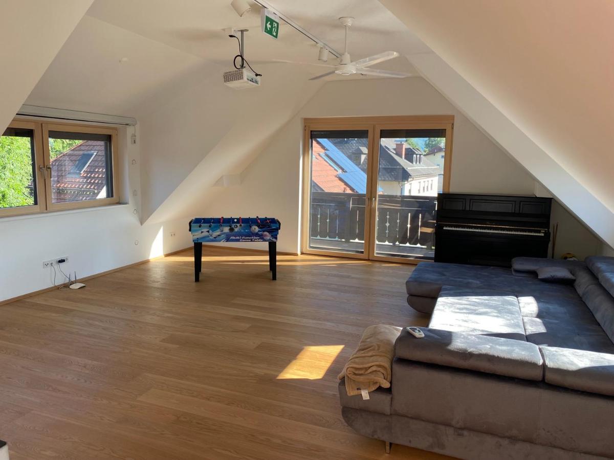 Salzburg-loft Im Stadtteil Leopoldskron-moos 120qm Mit Balkon & Untersbergblick Apartman